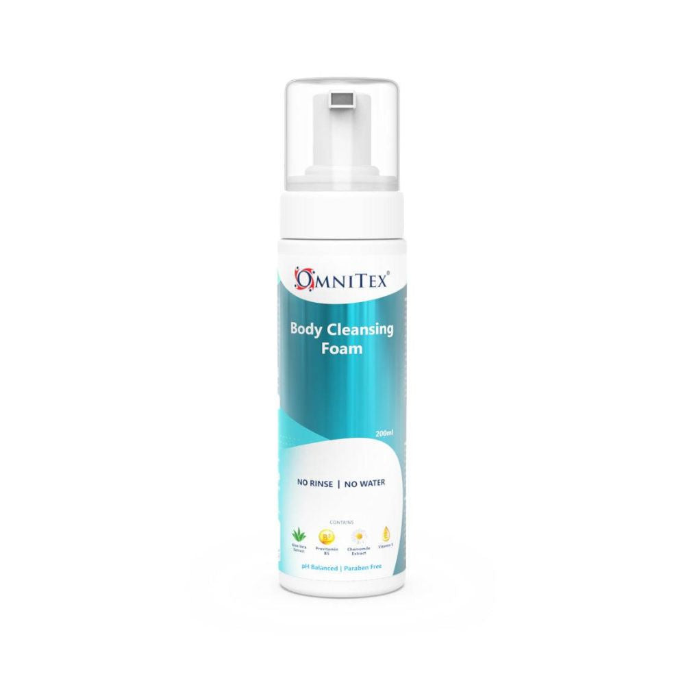 Omnitex 200ml Rinse Free Body Cleansing Foam